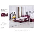 2015 new design fashion storage leather bed (H-058)